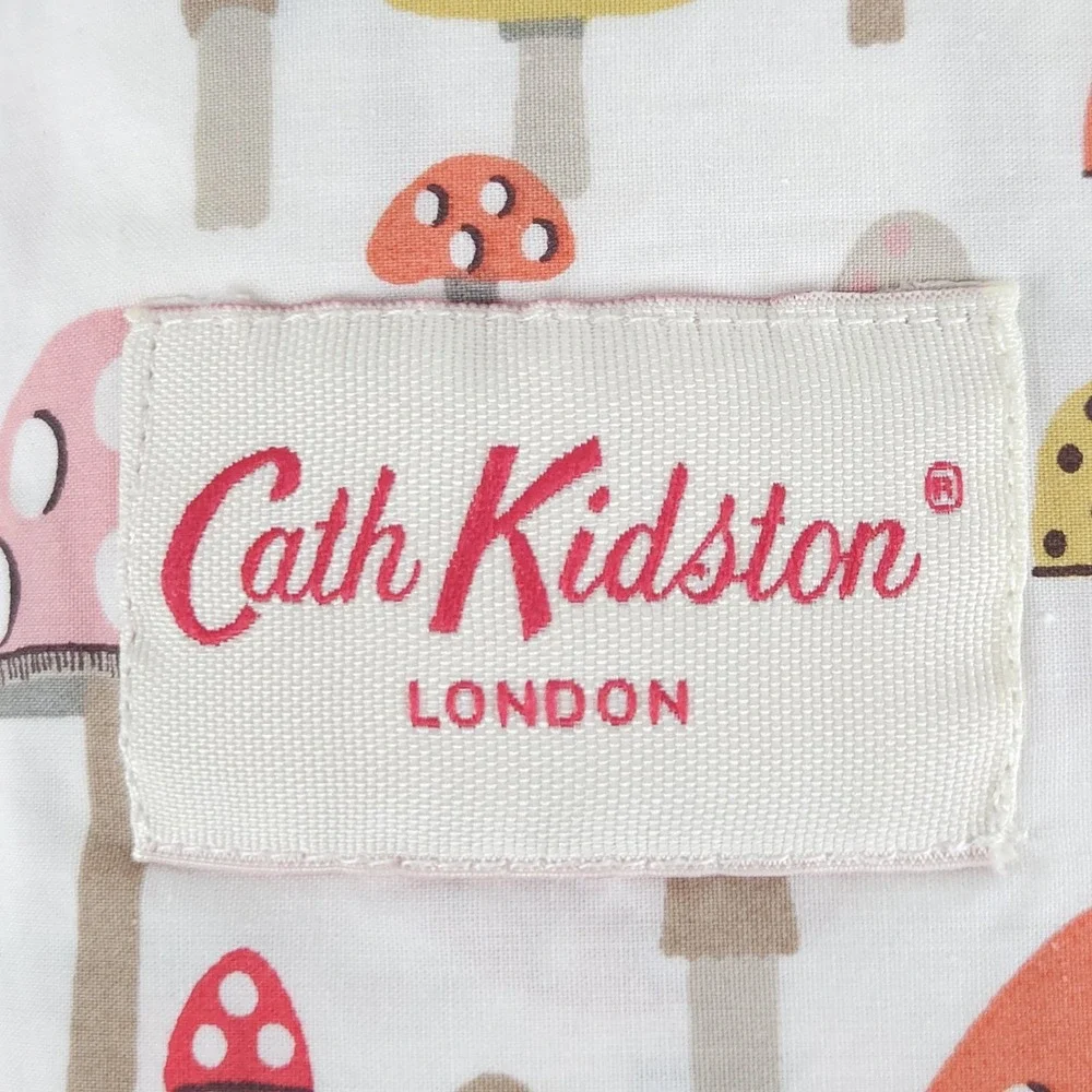 Cath Kidston Mushroom CAL KING Flat Fitted 2pc Sheet 16